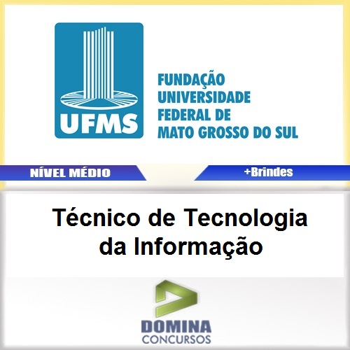 Apostila UFMS 2017 Técnico de Tecnologia Informação