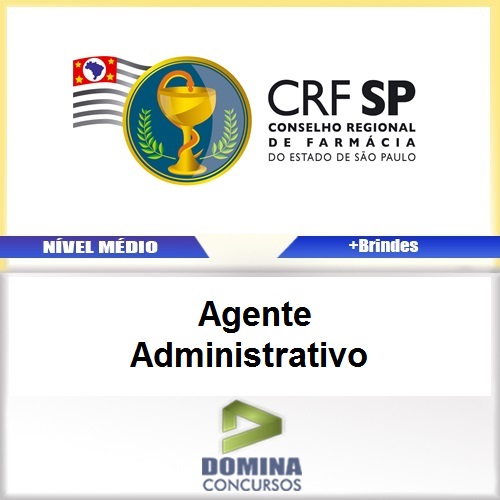 Apostila CRF SP 2017 Agente Administrativo PDF