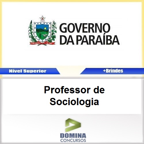 Apostila Concurso SEE PB 2017 Professor de Sociologia