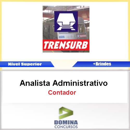 Apostila TRENSURB 2017 Analista Administrativo Contador