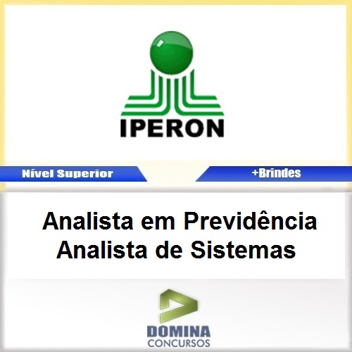 Apostila IPERON 2017 Analista em Previdência Analista de Sistemas