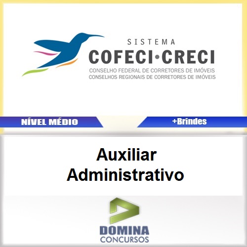 Apostila Concurso COFECI DF 2017 Auxiliar Administrativo