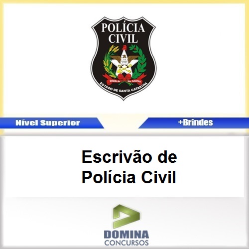 Apostila Concurso PC SC 2017 Escrivão de Polícia Civil