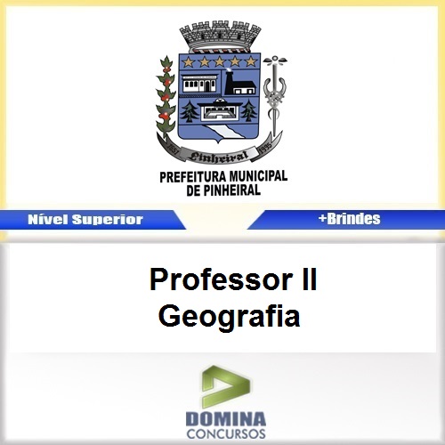 Apostila Pinheiral RJ 2017 Professor II Geografia PDF