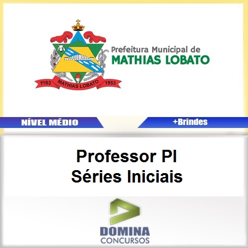 Apostila Mathias Lobato MG 2017 Professor PI Séries Iniciais