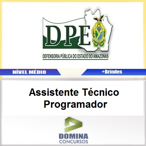Apostila DPE AM 2017 Assistente Técnico Programador PDF