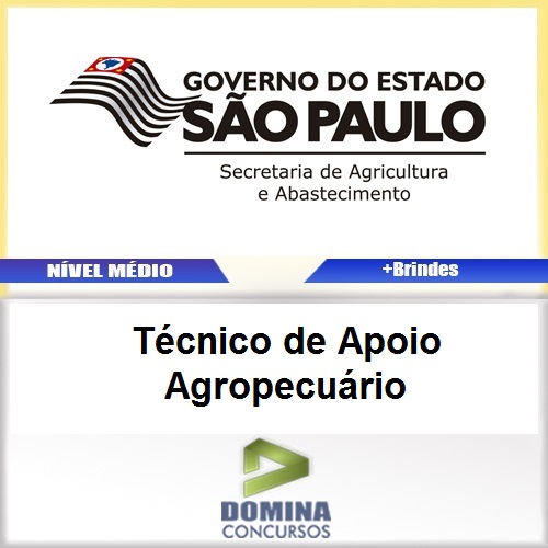Apostila SAA SP 2017 Técnico de Apoio Agropecuário PDF