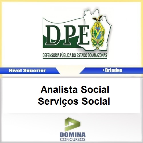 Apostila DPE AM 2017 Analista Social Serviços Social PDF