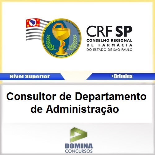 Apostila Concurso CRF SP 2017 Consultor de Administração