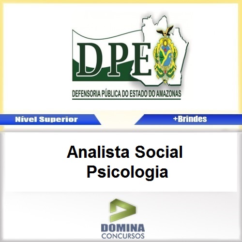 Apostila Concurso DPE AM 2017 Analista Social Psicologia PDF