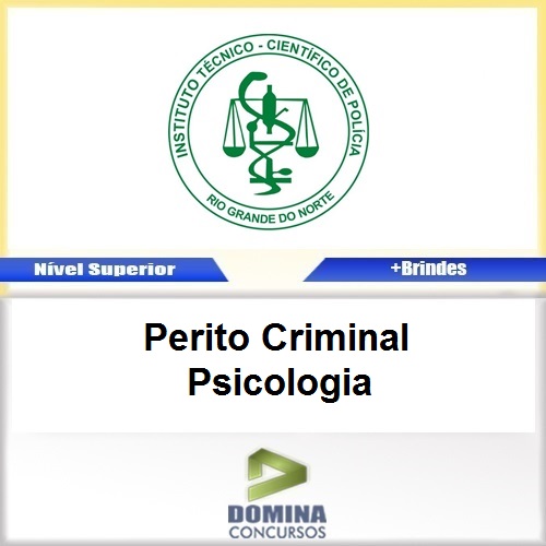 Apostila ITEP RN 2017 Perito Criminal Psicologia PDF
