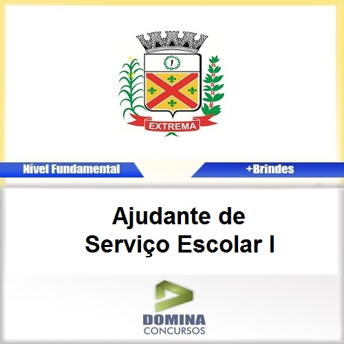 Apostila Extrema MG 2017 Ajudante de Serviço Escolar I PDF