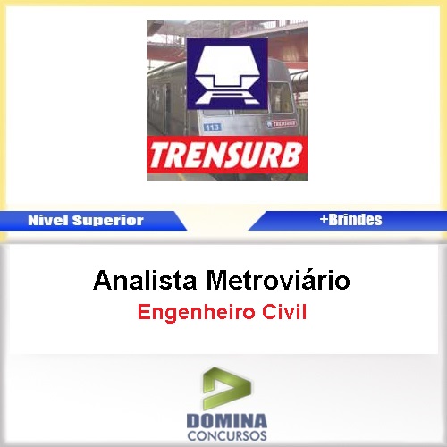 Apostila TRENSURB 2017 Analista Metroviário Engenheiro Civil