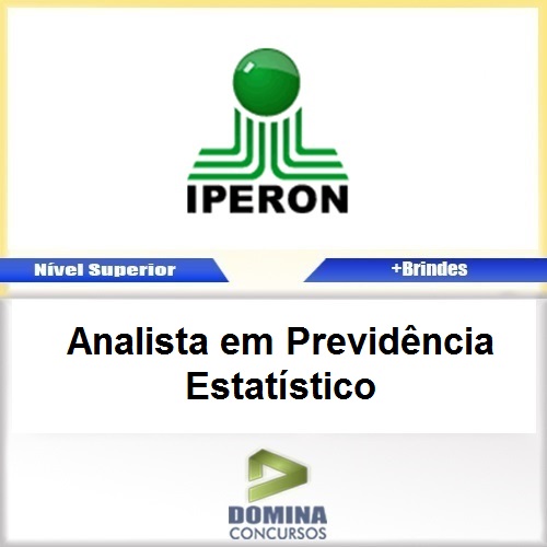 Apostila IPERON 2017 Analista em Previdência Estatístico