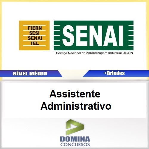 Apostila SENAI RN 2017 Assistente Administrativo PDF