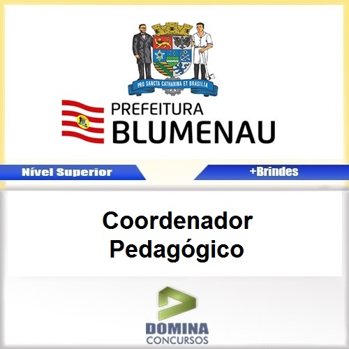 Apostila Blumenau SC 2017 Coordenador Pedagógico PDF