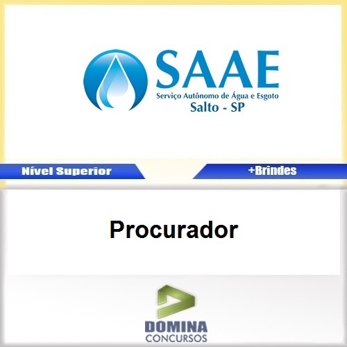 Apostila Concurso SAAE SP 2017 Procurador Download