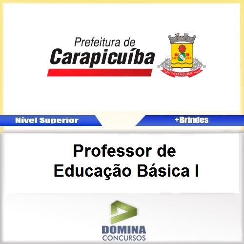 Apostila Carapicuíba SP 2017 Professor de Educação Básica I