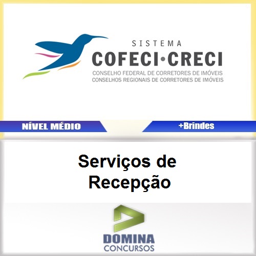 Apostila Concurso COFECI DF 2017 Serviços de Recepção