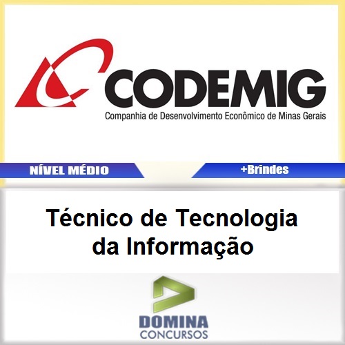Apostila CODEMIG 2017 Técnico Tecnologia Informação