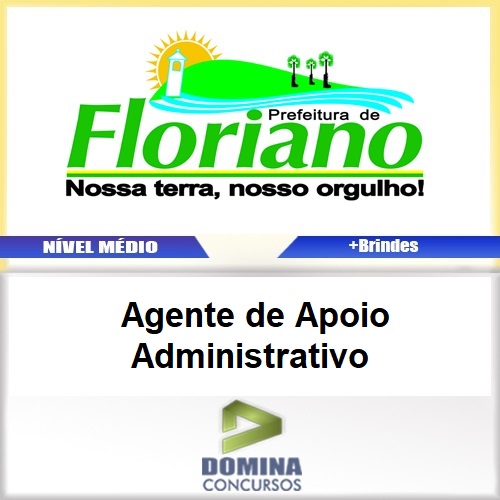Apostila Floriano PI 2017 Agente de Apoio Administrativo
