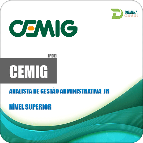 Apostila CEMIG MG 2018 Analista de Gestão Administrativa JR