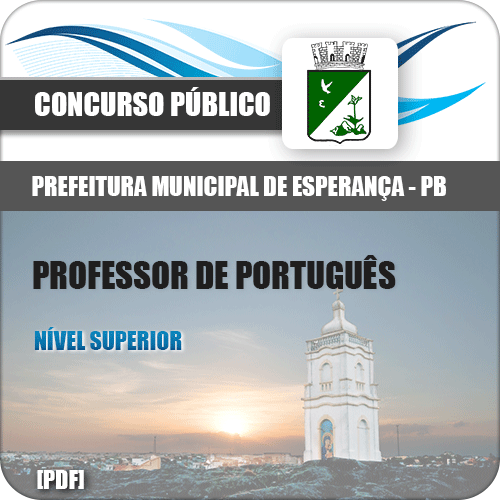 Apostila Pref Esperança PB 2017 Professor de Português
