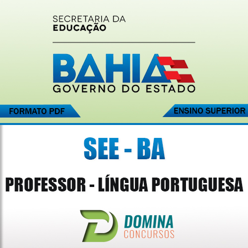 Apostila Concurso SEE BA 2017 Professor de Língua Portuguesa