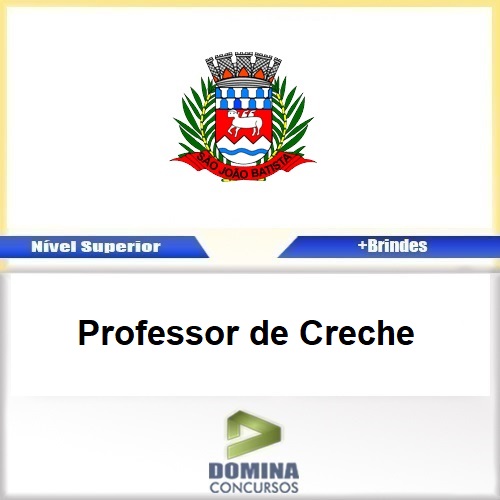 Apostila São João Batista SC 2017 Professor de Creche PDF