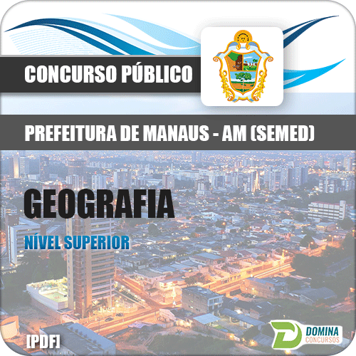 Apostila Manaus SEMED AM 2017 Professor de Geografia