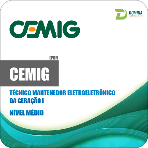 Apostila CEMIG MG 2018 TEC Mantenedor Eletroeletrônico Geração I