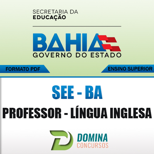 Apostila Concurso SEE BA 2017 Professor de Língua Inglesa