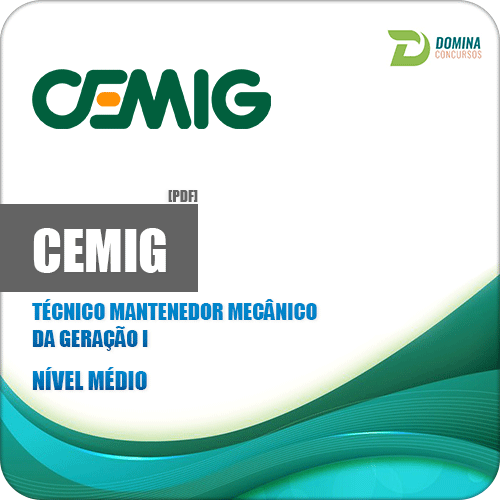 Apostila CEMIG MG 2018 Técnico Mantenedor Mecânico da Geração I