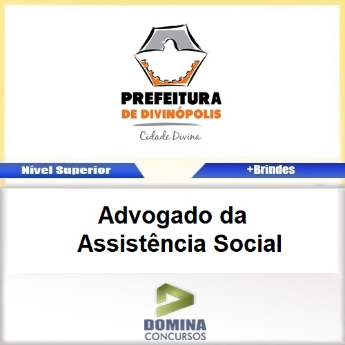 Apostila Divinópolis MG 2017 Advogado da Assistência Social