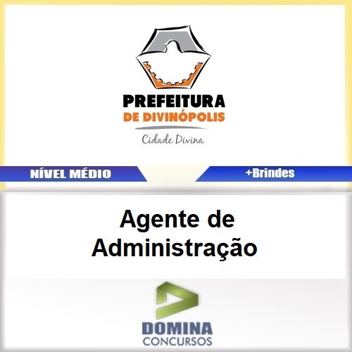 Apostila Concurso Divinópolis MG 2017 Agente de Administração