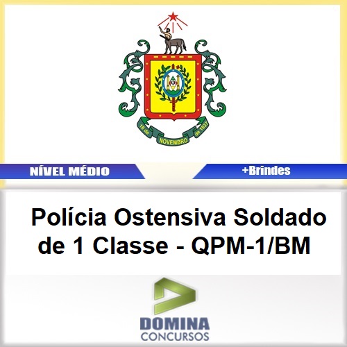 Apostila BM RS 2017 Polícia Ostensiva Soldado de 1 Classe QPM 1 BM