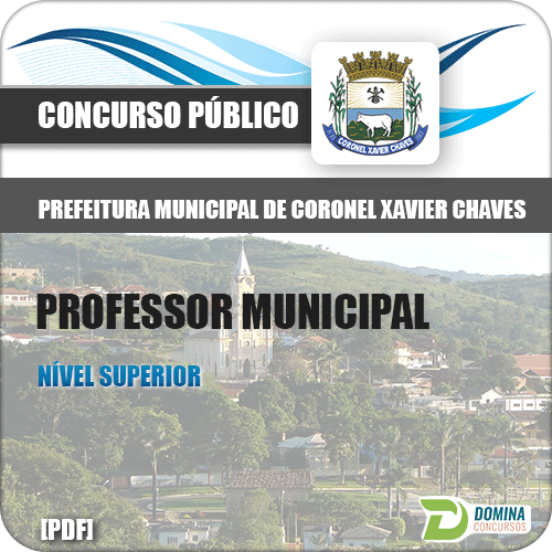 Apostila Coronel Xavier Chaves MG 2017 Professor Municipal