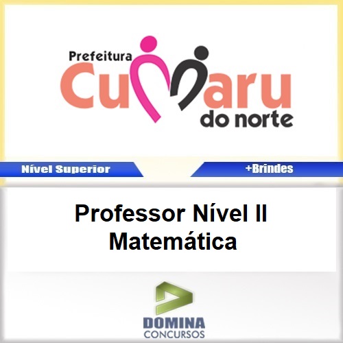 Apostila Cumaru do Norte PA 2017 Professor Nível II Matemática