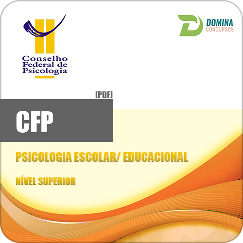 Apostila Conselho de Psicologia CFP 2017 Psicologia Escolar Educacional