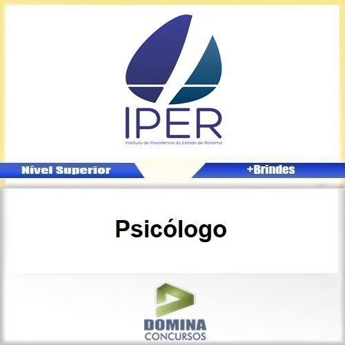 Apostila Concurso IPER RR 2017 Psicólogo Download PDF