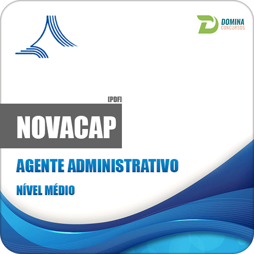 Apostila Concurso NOVACAP DF 2018 Agente Administrativo