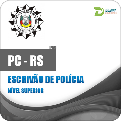 Apostila Concurso Polícia Civil PC RS 2018 Escrivão de Polícia