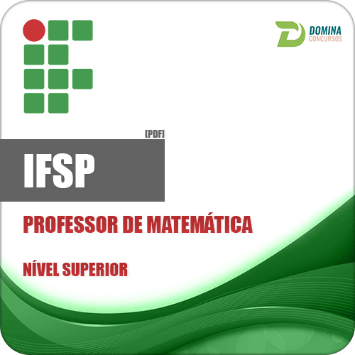 Apostila Instituto Federal IFSP 2018 Professor de Matemática