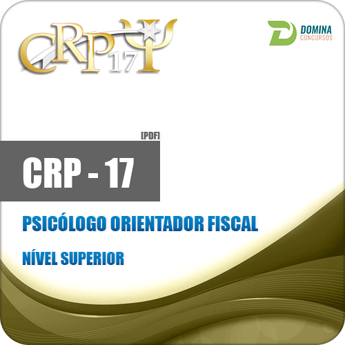 Apostila CRP 17 Região RN 2018 Psicólogo Orientador Fiscal