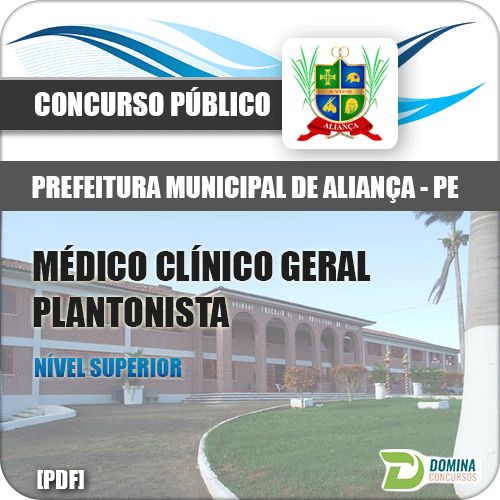 Apostila Concurso Pref Aliança PE 2018 Médico Clínico Geral Plantonista