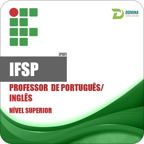 Apostila IFSP 2018 Professor de Português Inglês