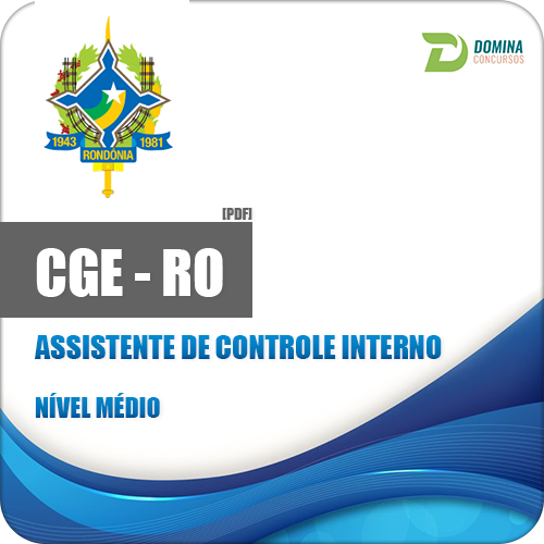 Apostila CGE RO 2018 Assistente de Controle Interno