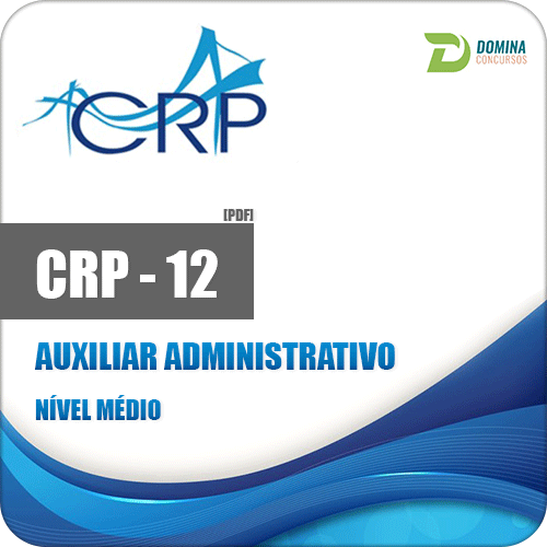 Apostila Concurso CRP 12 SC 2018 Auxiliar Administrativo