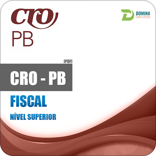 Apostila Concurso CRO PB 2018 Fiscal Download