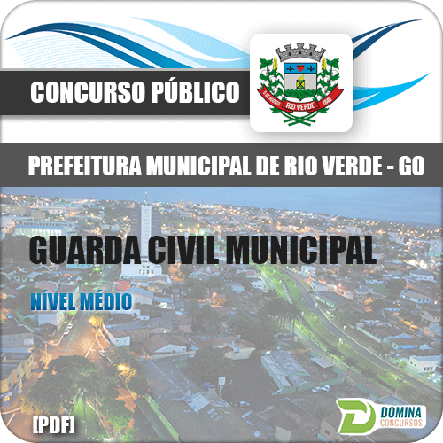 Apostila Pref Rio Verde GO 2018 Guarda Civil Municipal